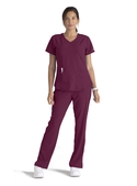 Skechers Breeze Scrub Top - Women - 65 Wine