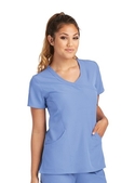 Skechers Reliance Scrub Top - Women - 40 Ciel