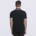 Stanton 100% Cotton Polo Shirt - Men - Black/White