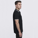 Stanton 100% Cotton Polo Shirt - Men - Black/White