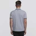 Stanton 100% Cotton Polo Shirt - Men - Grey Marle/Black