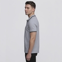 Stanton 100% Cotton Polo Shirt - Men - Grey Marle/Black