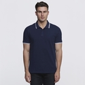 Stanton 100% Cotton Polo Shirt - Men - Navy/White
