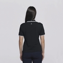 Stanton 100% Cotton Polo Shirt - Women - Black/White