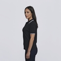 Stanton 100% Cotton Polo Shirt - Women - Black/White
