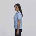 Stanton 100% Cotton Polo Shirt - Women - Sky/Navy