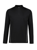 Balance Mid-Layer Top - Men - Black/White