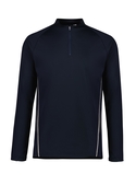 Balance Mid-Layer Top - Men - Navy/White