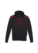 United Contrast Hoodie - Unisex - Black/Red