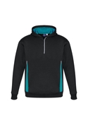 Renegade Brushed Fleece Sports Hoodie - Youth - Black/Teal