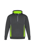 Renegade Brushed Fleece Sports Hoodie - Youth - Grey/Fl Lime