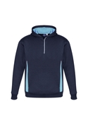 Renegade Brushed Fleece Sports Hoodie - Youth - Navy/Sky
