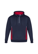 Renegade Brushed Fleece Warm Sports Hoodies - Unisex/Adult - Navy/Red