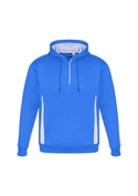 Renegade Brushed Fleece Warm Sports Hoodies - Unisex/Adult - Royal/White
