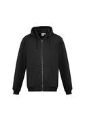 Crew Full Zip Hoodie Jacket Polyester/Cotton - Men - Black