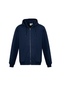 Crew Full Zip Hoodie Jacket Polyester/Cotton - Men - Navy