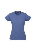 Ice Cotton Tee Shirt - Women - Denim