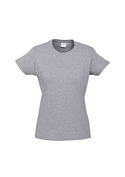 Ice Cotton Tee Shirt - Women - Grey Marle