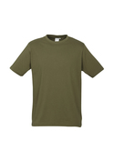 Ice Cotton Tee Shirt - Men - Khaki