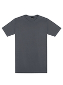 Outline Cotton Tee - Men - Dark Grey