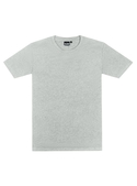 Outline Cotton Tee - Youth - Grey Marle