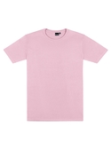 Outline Cotton Tee - Youth - Pale Pink
