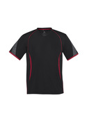 Razor BIZ COOL V-Neck Tee - Men - Black/Red