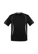 Razor BIZ COOL V-Neck Tee - Men - Black/White