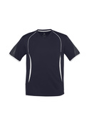 Razor BIZ COOL V-Neck Tee - Men - Navy/White
