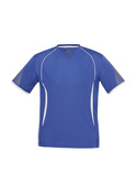 Razor BIZ COOL V-Neck Tee - Men - Royal/White