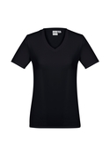 Aero BIZ COOL Cotton-feel Tee Shirt - Women - Black