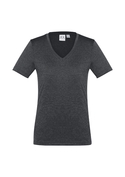 Aero BIZ COOL Cotton-feel Tee Shirt - Women - Charcoal