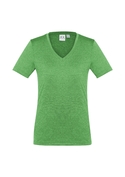 Aero BIZ COOL Cotton-feel Tee Shirt - Women - Lime