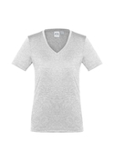 Aero BIZ COOL Cotton-feel Tee Shirt - Women - Silver