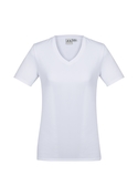 Aero BIZ COOL Cotton-feel Tee Shirt - Women - White