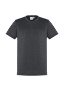 Aero BIZ COOL Cotton-feel Tee Shirt - Men - Charcoal
