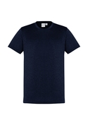 Aero BIZ COOL Cotton-feel Tee Shirt - Men - Navy