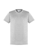 Aero BIZ COOL Cotton-feel Tee Shirt - Men - Silver