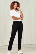Comfort Waist Slim Leg Pant - Women