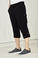 Flat Front, Roll Up, Cargo Pant - Men - Rolled Up