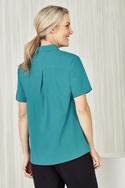 Florence Plain Short Sleeve Shirt - Women - Back
