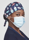 Scrub Cap Printed Cotton - Unisex