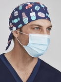 Scrub Cap Printed Cotton - Unisex