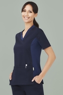 Riley V-Neck Scrub Top - Women