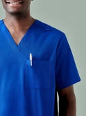 Tokyo V-Neck Scrub Top - Men