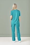 Avery V-Neck Easy Fit Scrub Top - Women - Back