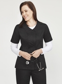 Performance Cotton Long Sleeve Tee - Women - Worn as under layer