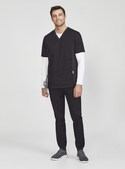 Performance Cotton Long Sleeve Tee - Men - Worn as under layer