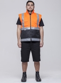 Hi Vis 2-Way Day/Night Vest - Fleece Lining