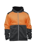 Hi Vis Hoodie - Orange/Black